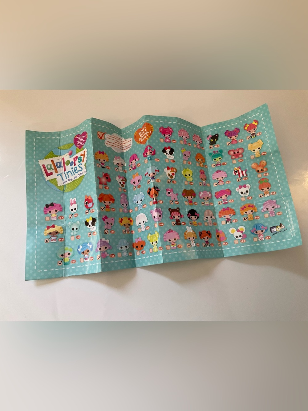 FREE IN ANY BUNDLE Lalaloopsy Tinies Collection Chart